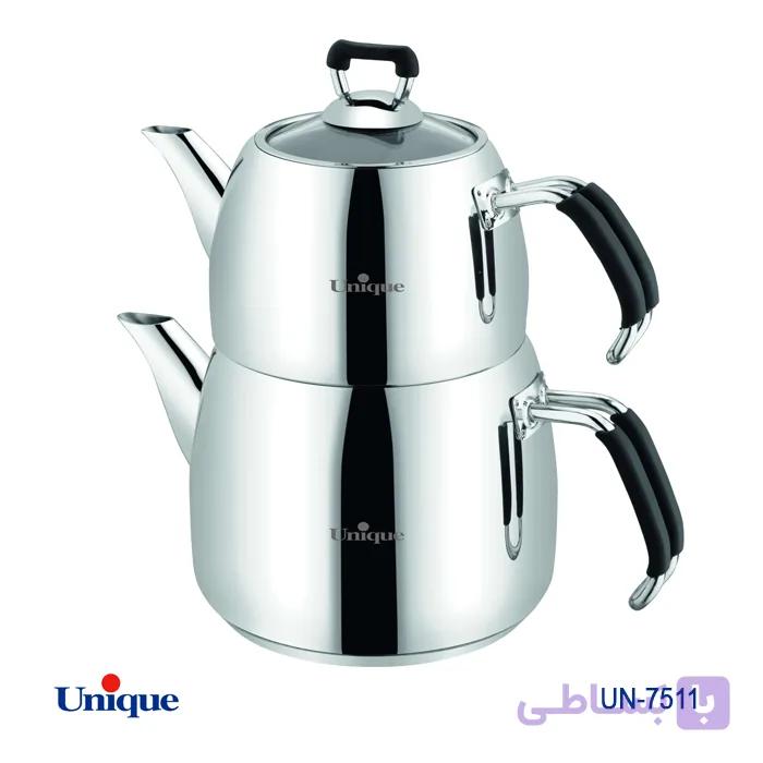 کتری قوری 3 لیتر دسته سیلیکون یونیک UN-7511 — تصویر 1