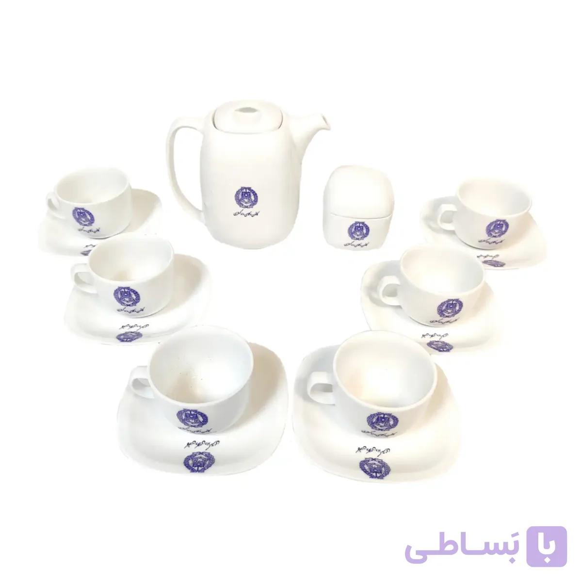 سرویس چایخوری با لگوی کانون وکلای دادگستری — تصویر 1