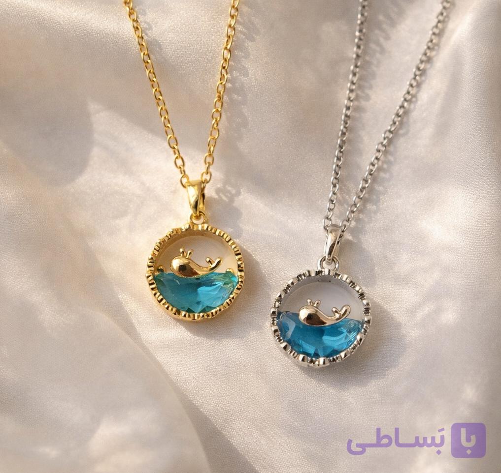 گردنبند زنانه طرح دریا
