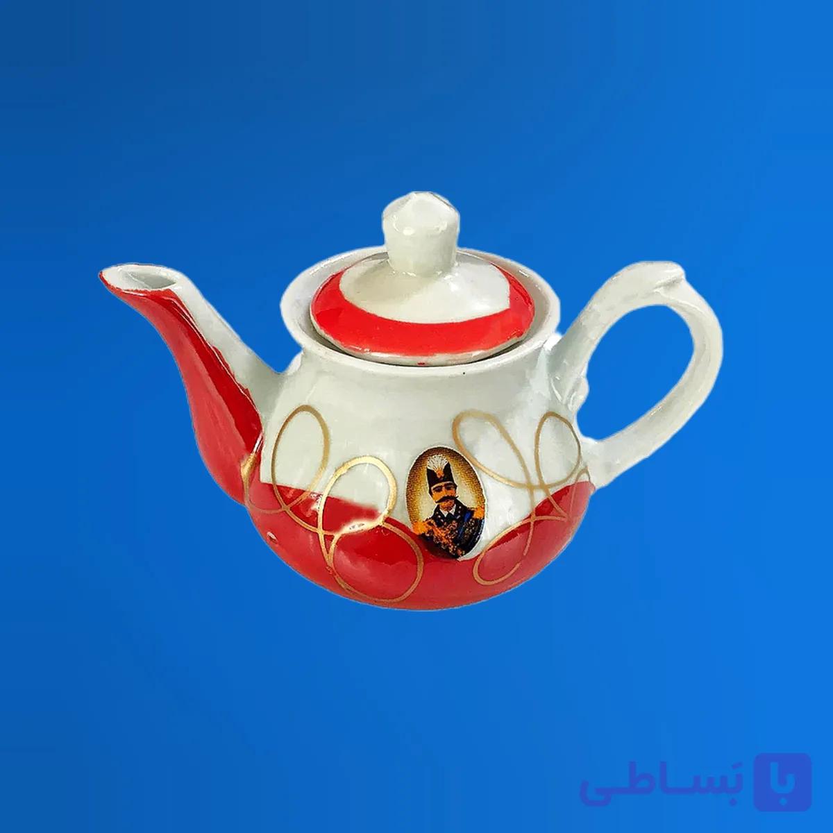 قوری مینیمال زعفران شاه عباسی — تصویر 1