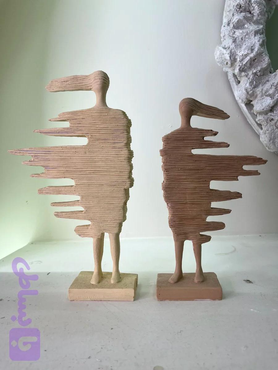 مجسمه دکوری زوج انتزاعی — تصویر 1