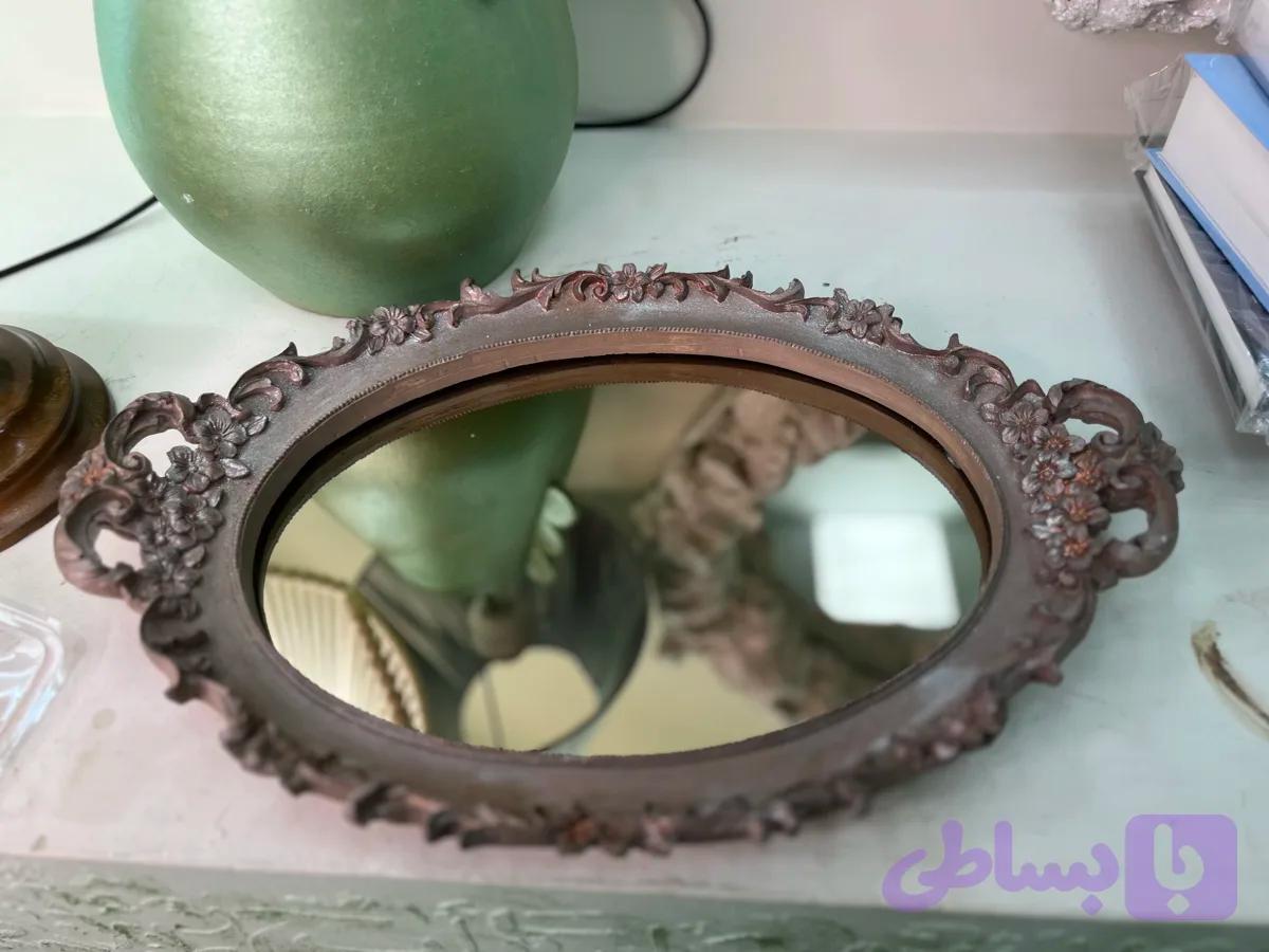 سینی دکوری کلاسیک دسته‌دار — تصویر 1
