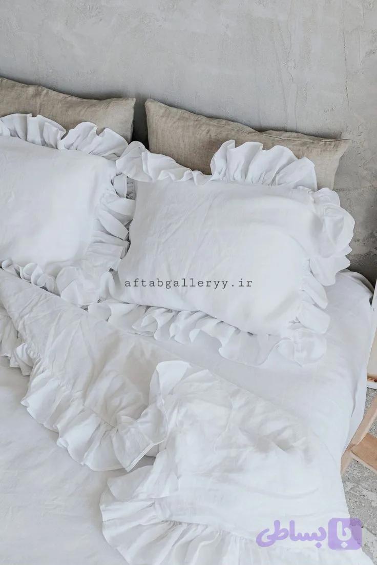 سرویس کاور روتختی لبه چین‌دار (Ruffle Hem Bedding Set) — تصویر 1