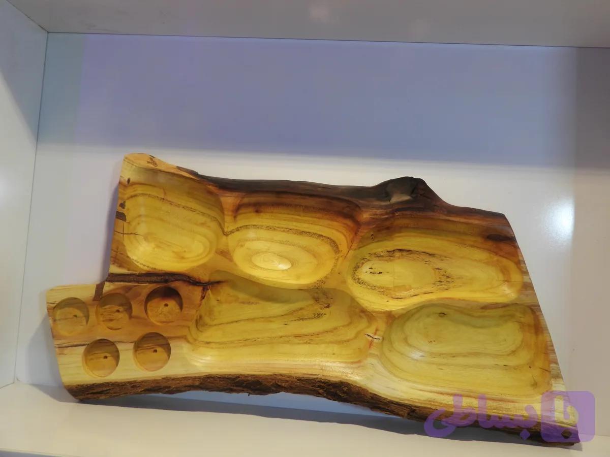 میز مزه خوری چوبی ۳ خانه