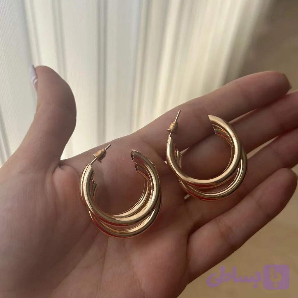 گوشواره حلقه ای — تصویر 1