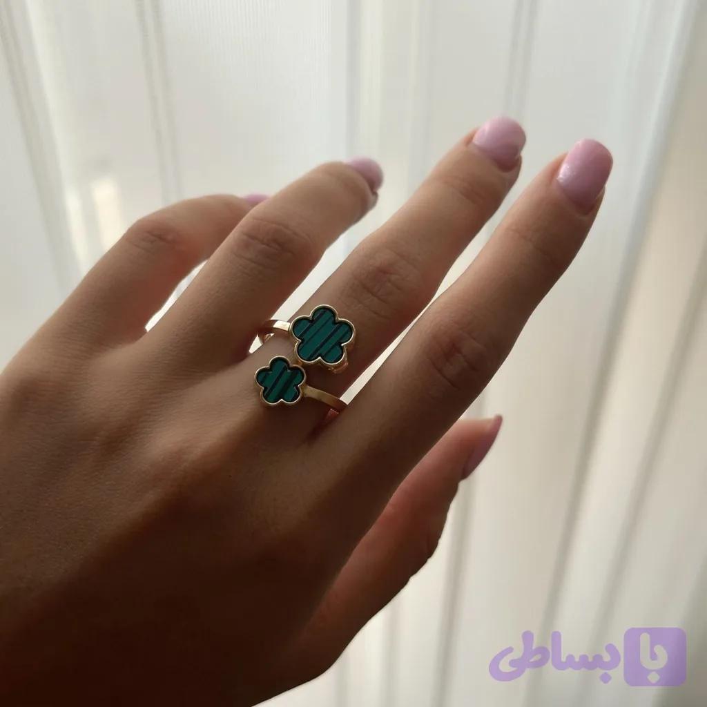 انگشتر فری سایز lucky flower — تصویر 1