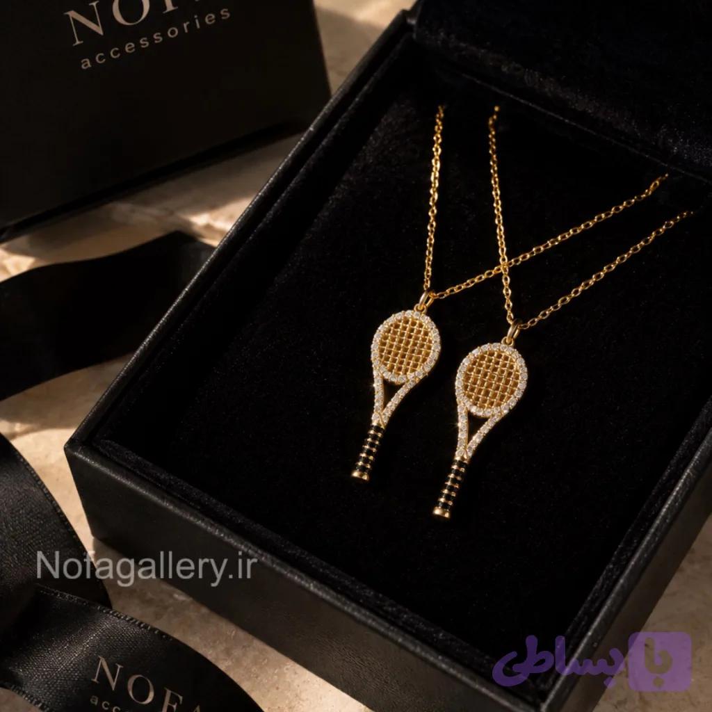 گردنبند راکت تنیس(وارداتی) — تصویر 1