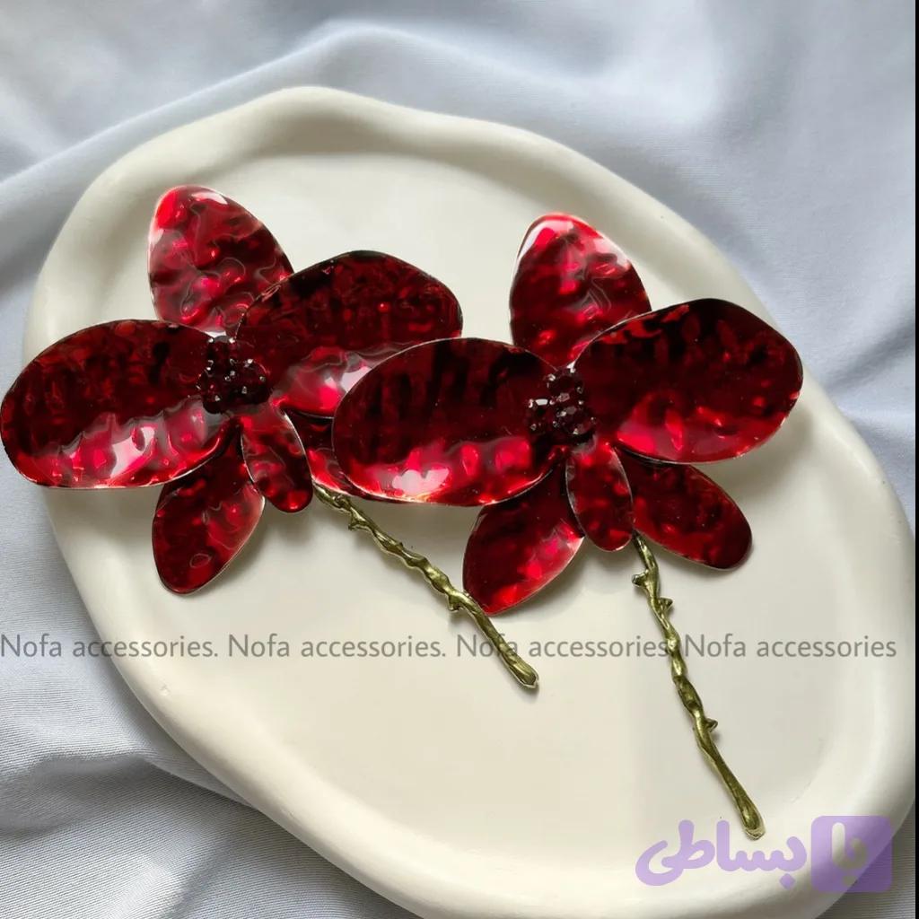 گوشواره گل ارکیده — تصویر 1