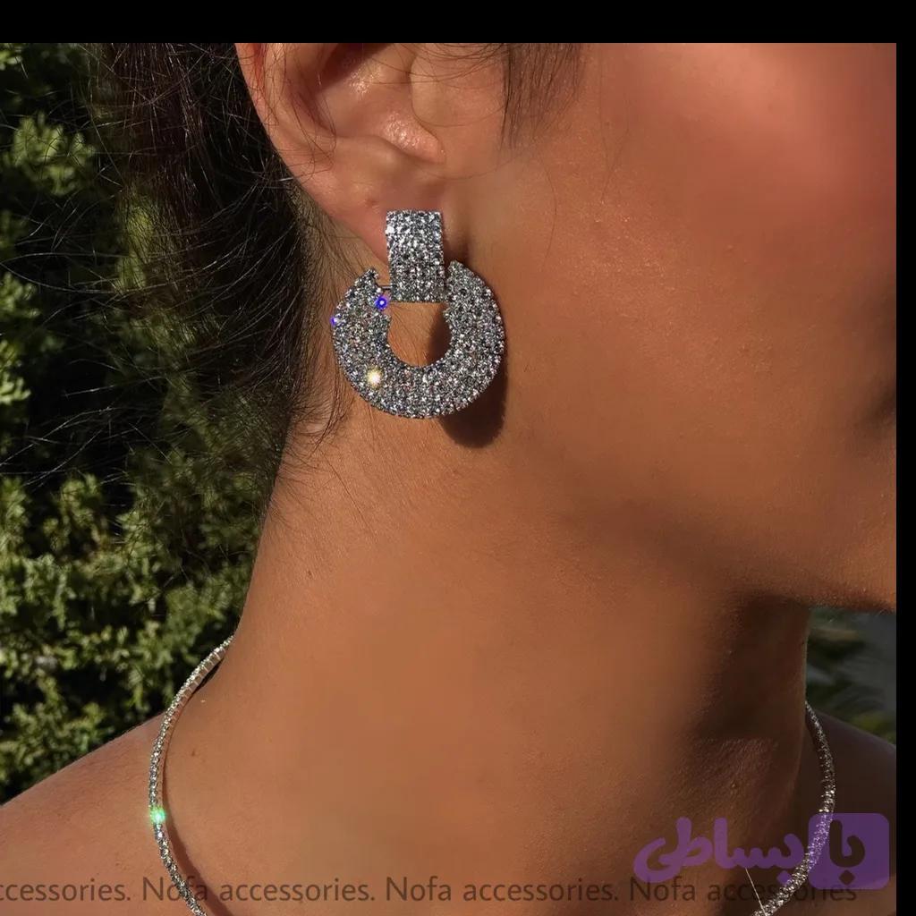 گوشواره طرح جواهر 002