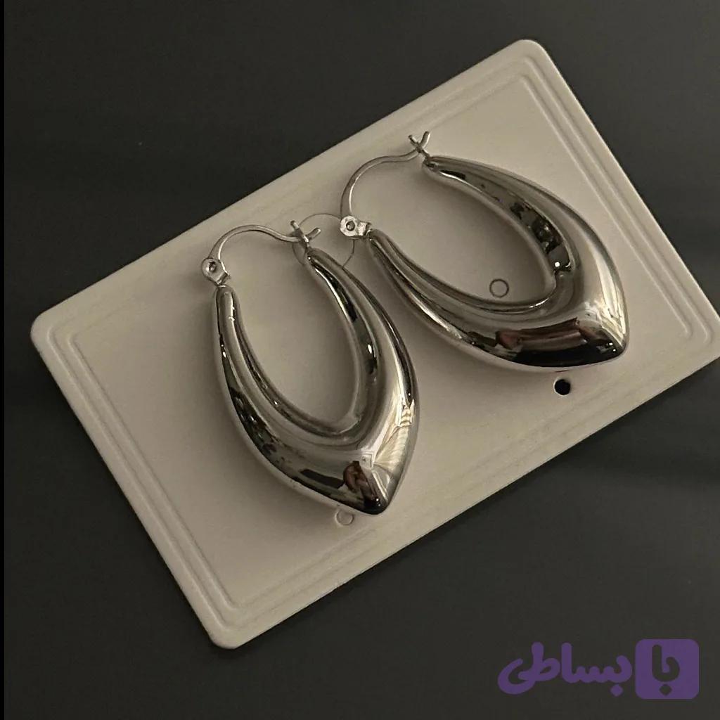 گوشواره کلیپسی سیلور