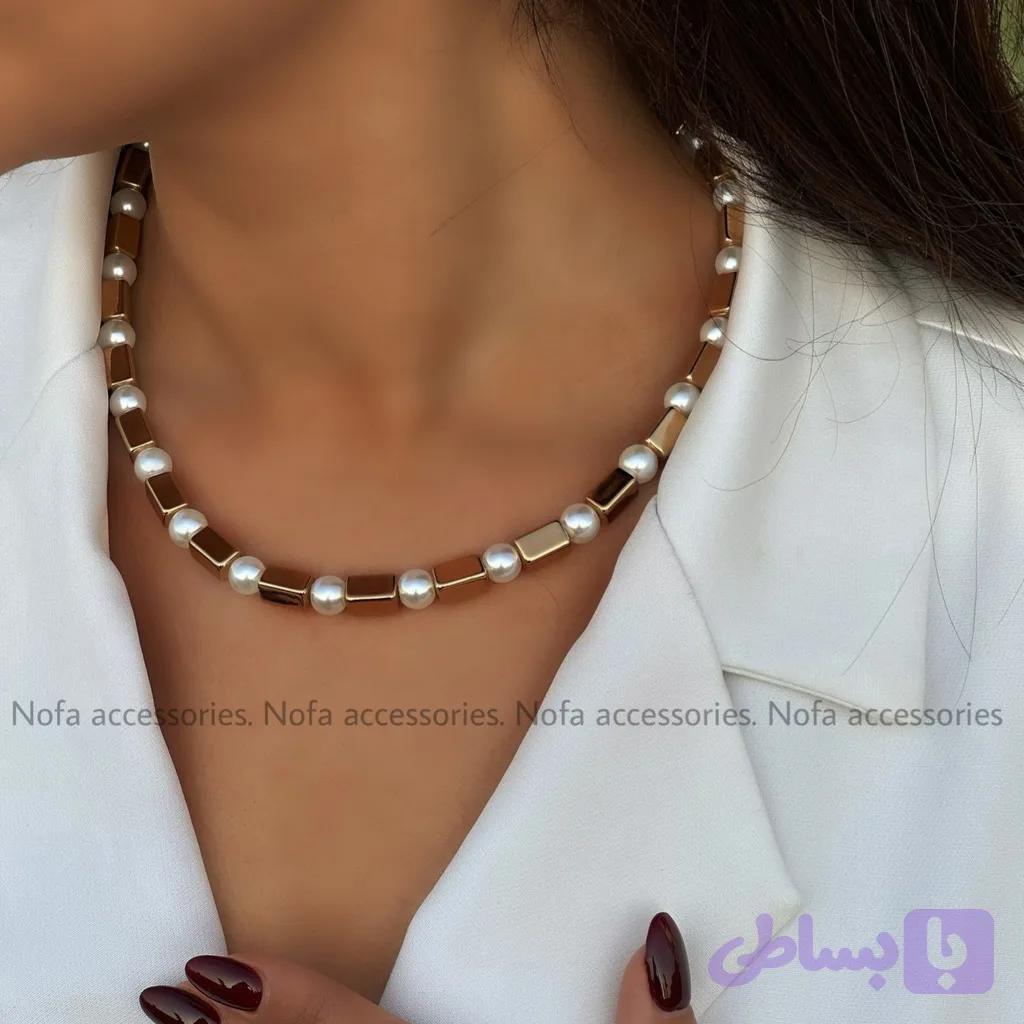 گردنبند مروارید فشن