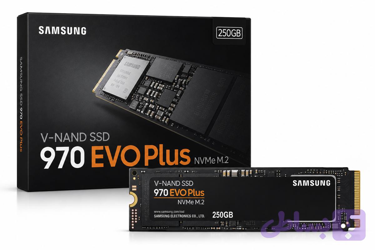 حافظه اس اس دی اینترنال سامسونگ مدل 970EVO Plus M.2 2280 NVMe ظرفیت 250 گیگابایت - TNE Shop