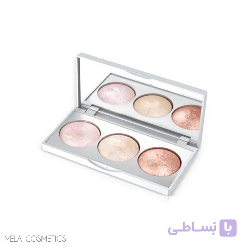 پالت هایلایتر 3 رنگ  استروبینگ گلدن رز