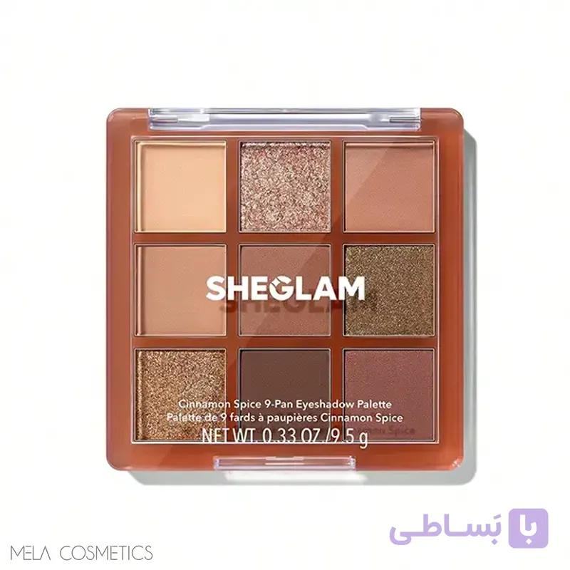 پالت سایه 9 رنگ سینامون اسپایس شیگلم Sheglam — تصویر 1