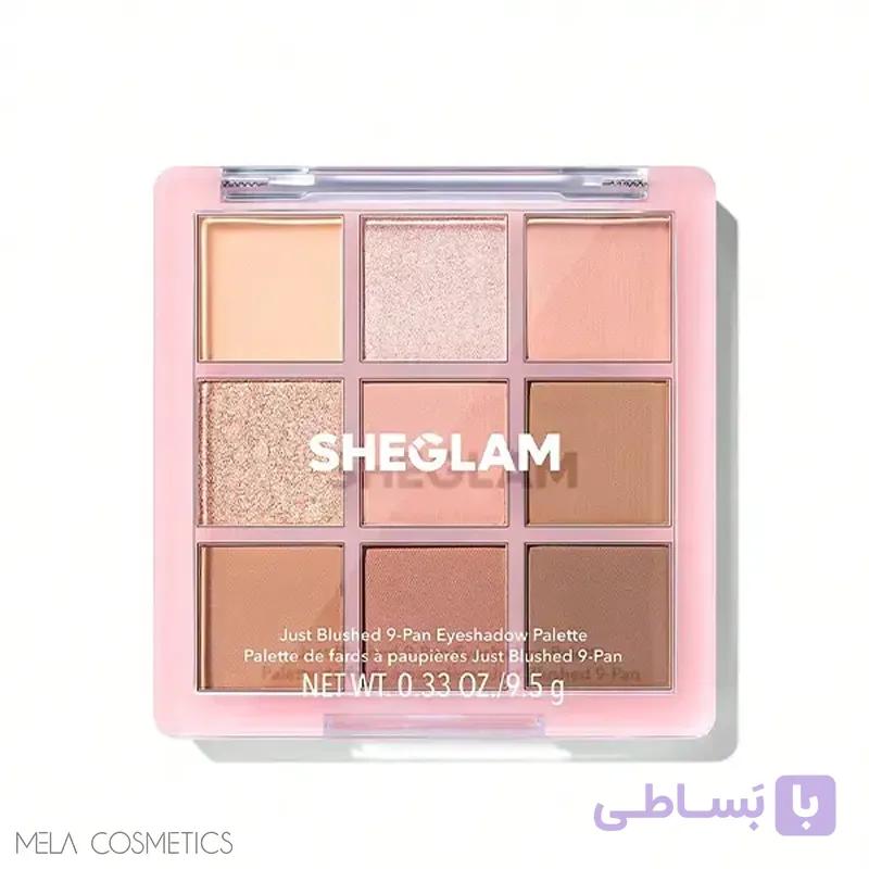 پالت 9 تایی شیگلمپالت سایه 9 رنگ جاست بلاشد شیگلم Sheglam — تصویر 1