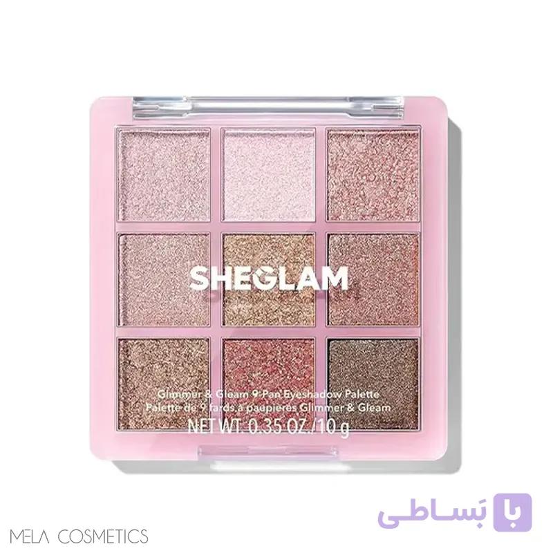 پالت سایه 9 رنگ گلیمر گلیم شیگلم Sheglam — تصویر 1