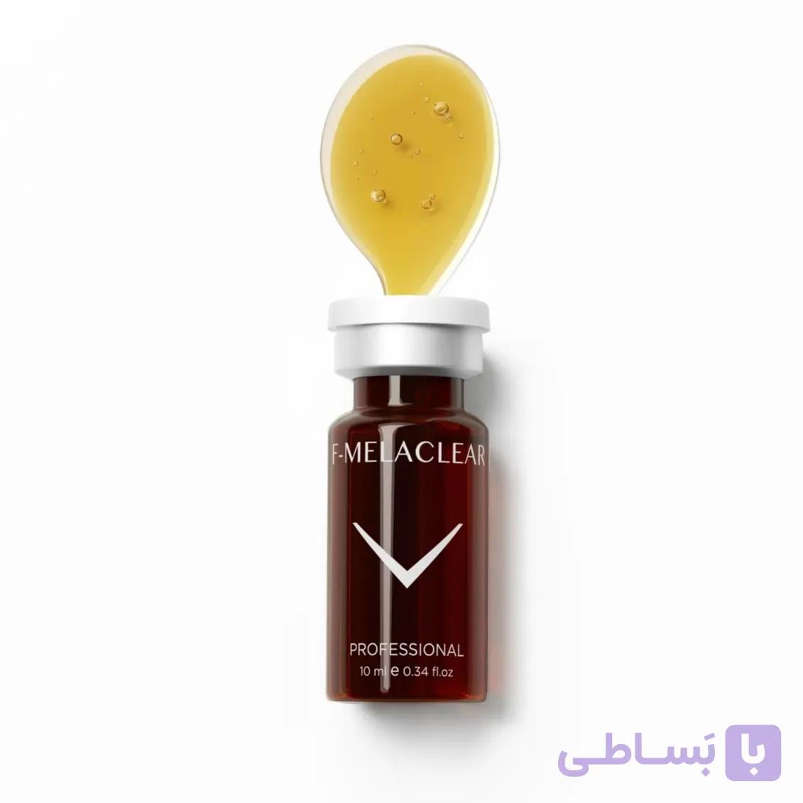 کوکتل مزوتراپی فیوژن ملاکلییر F-MELACLEAR اصل | ضد لک و ملاسما، کاهش تیرگی و افزایش شفافیت پوست