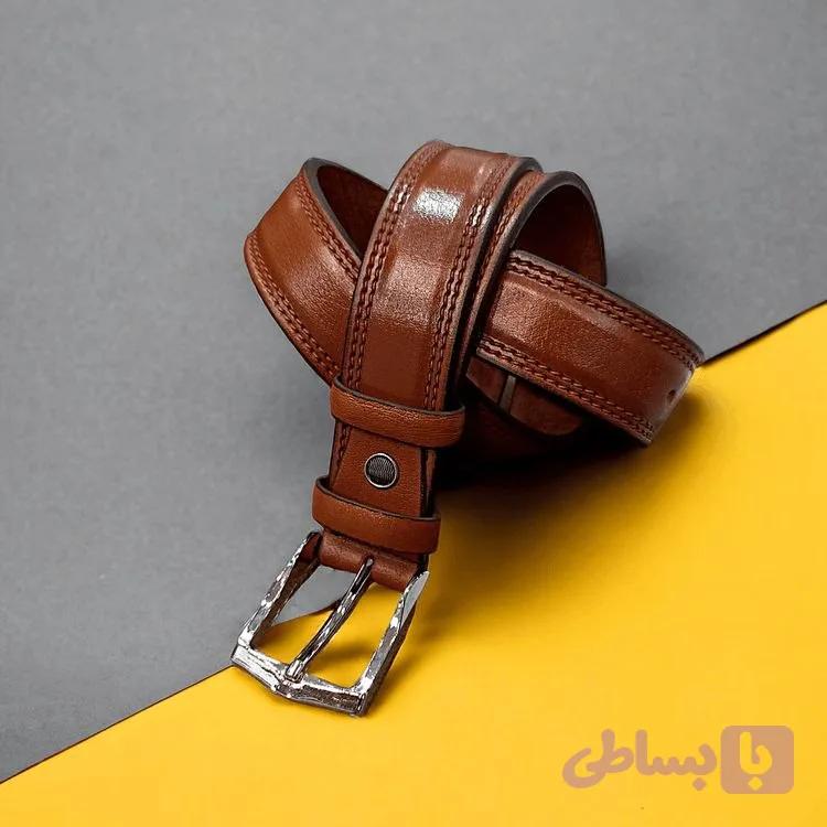 کمربند چرم طبیعی - کیف مارینا