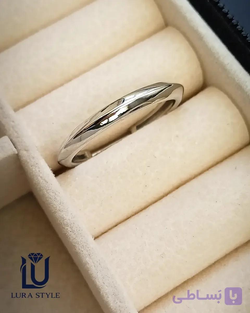 رینگ YSX نقره‌ای ساده ۲۰۱۰۲۳ — تصویر 1