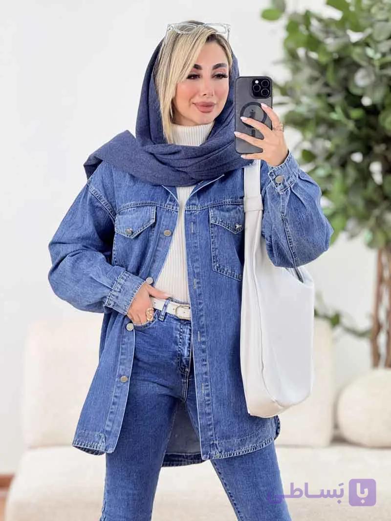 جین دو جیب پاکتی رستا کد8515 — تصویر 1