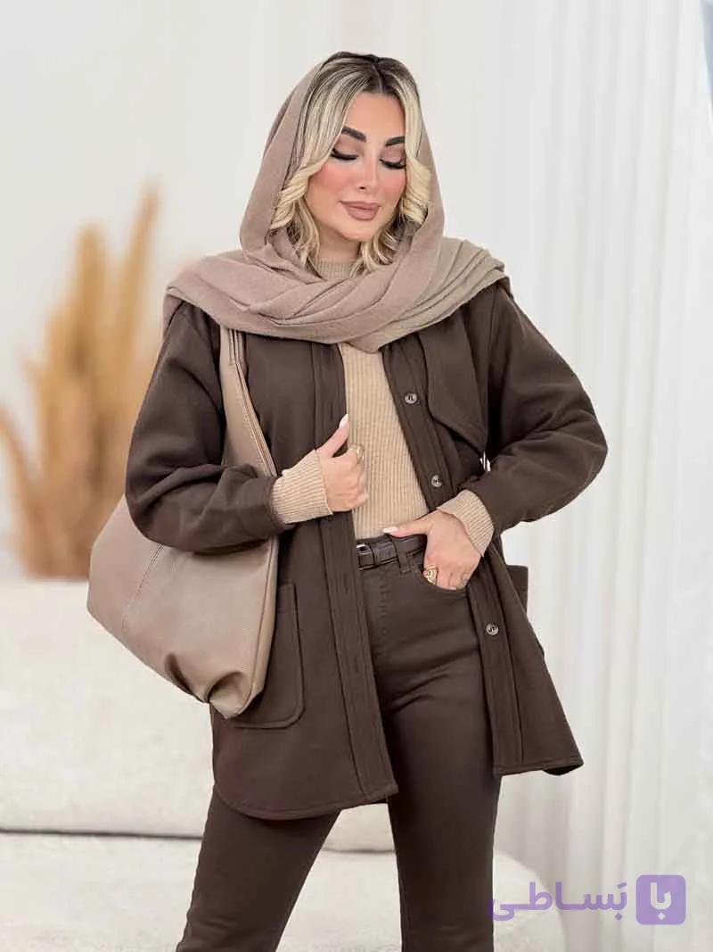 شکت ژیله دار دو جیب کد 8520 — تصویر 1