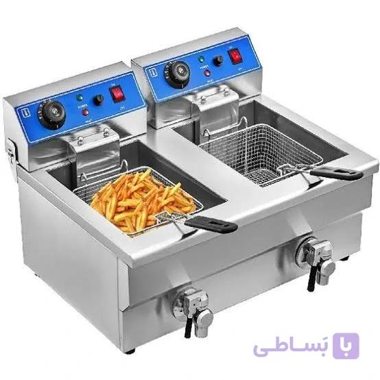 سرخ کن دو لگن برقی شیر دار best