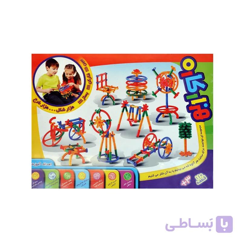 بازی فکری هزارکاره ۱۱۰ قطعه مدل ساختنی و آموزشی — تصویر 1