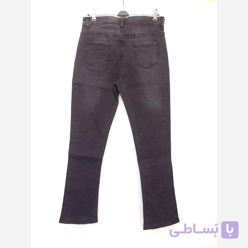 شلوار جین جلو دوخت راسته