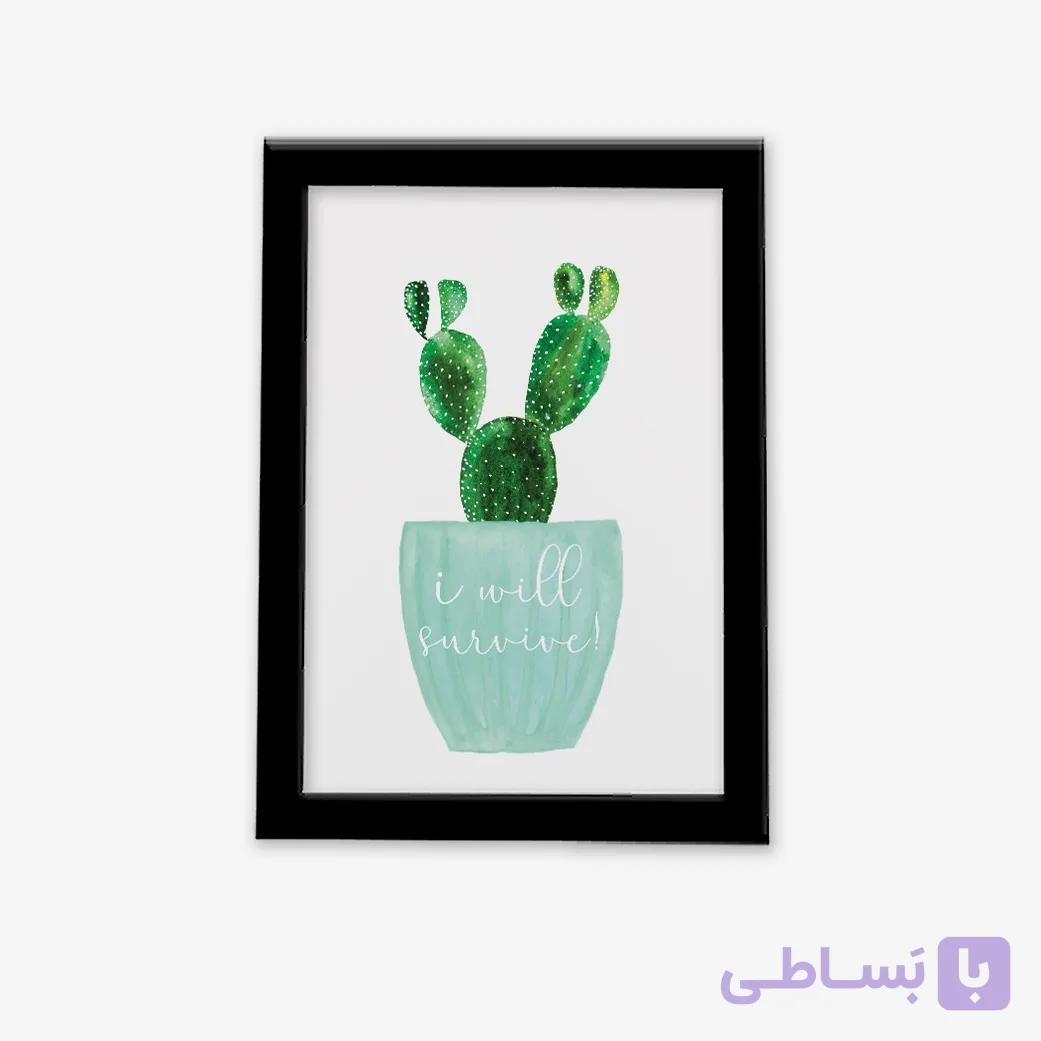 تابلو فانتزی طرح کاکتوس (3) — تصویر 1