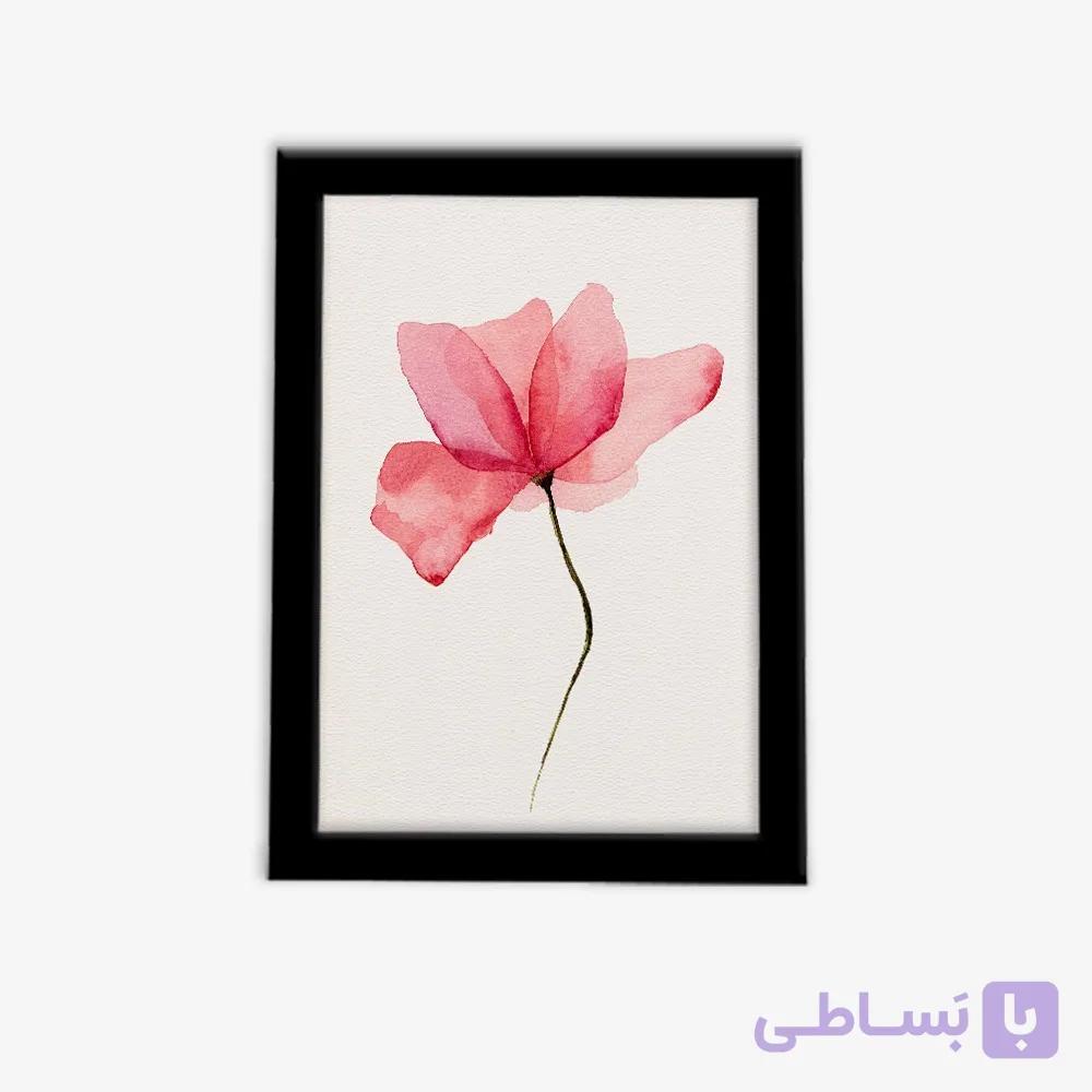 تابلو فانتزی شاخه گل آبرنگی — تصویر 1
