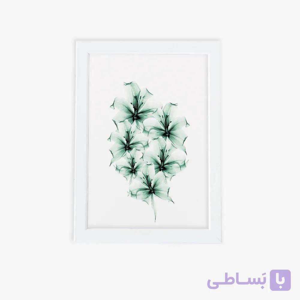 تابلو مدرن گل ابریشمی — تصویر 1