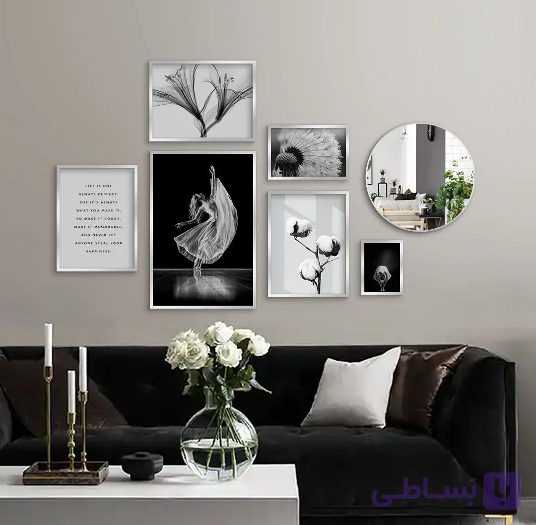 ست تابلو دکوراتیو مدرن و لوکس تم بالرین — تصویر 1