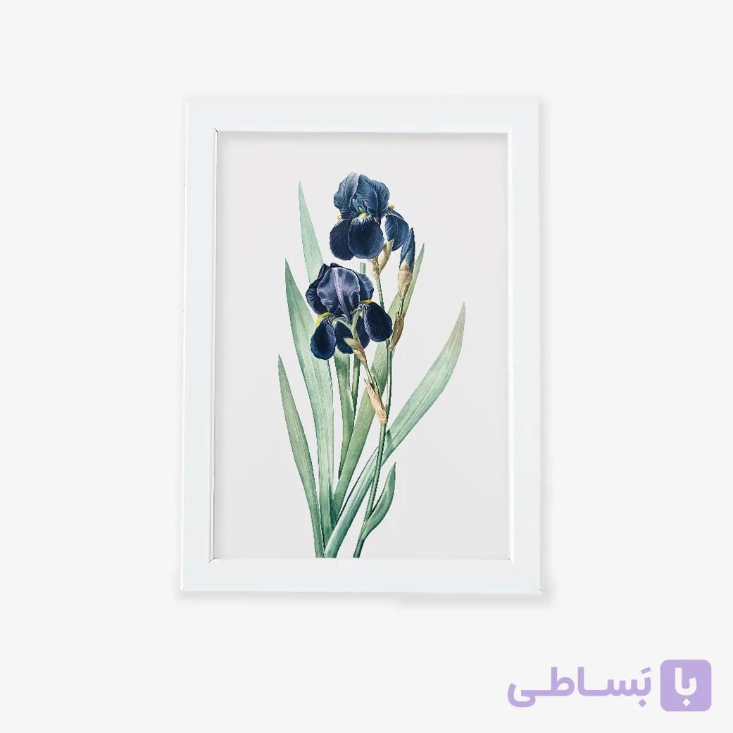 تابلو مدرن گل و برگ — تصویر 1