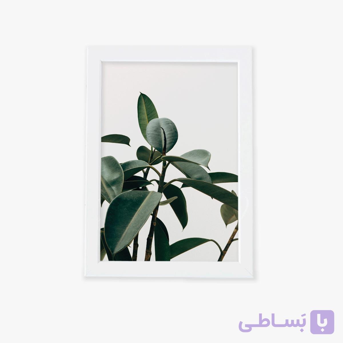تابلو مدرن برگ سبز — تصویر 1