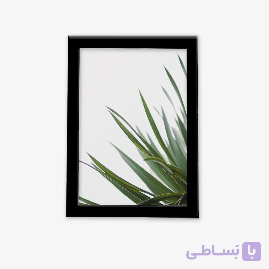 تابلو مدرن برگ سوزنی سبز — تصویر 1