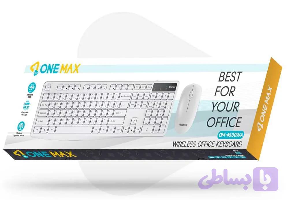 Wireless KEYBOARDMOUSE OM-4500W رنگی