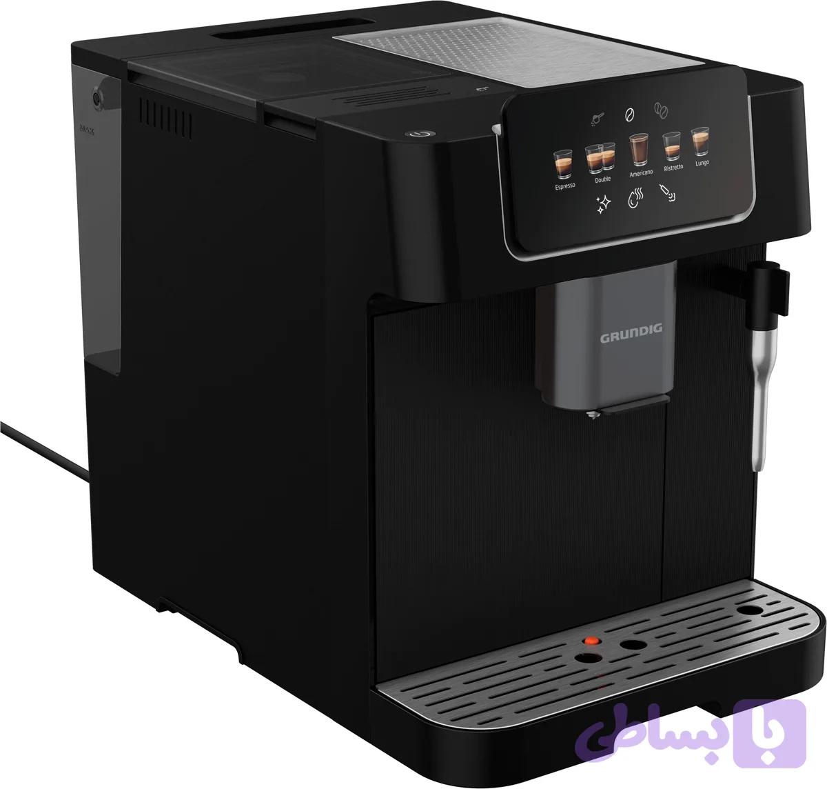 اسپرسوساز تمام اتوماتیک گروندیگ KVA 6230 | آسیاب مخروطی استیل، فشار 19 بار