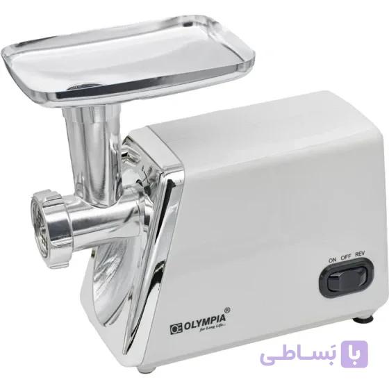 چرخ گوشت المپیا مدل OE38 موتور قدرتمند 3500 وات،بااکسسوری برای رولت انواع گوشت و تولید انواع سوسیس
