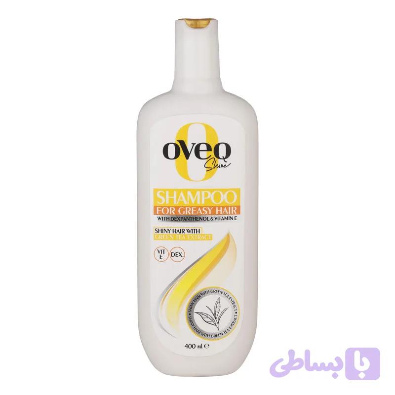 شامپو اوک شاین مناسب موهای چرب ۴۰۰ میل OveQ Shine