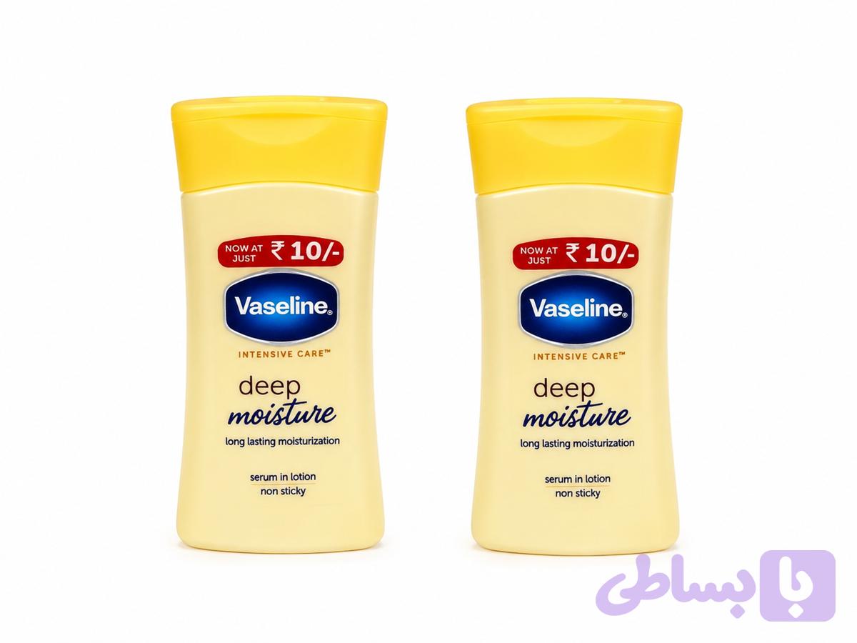 لوسیون بدن وازلین مدل Deep Moisture حجم 100 میلی‌لیتر (آبرسان قوی پوست)