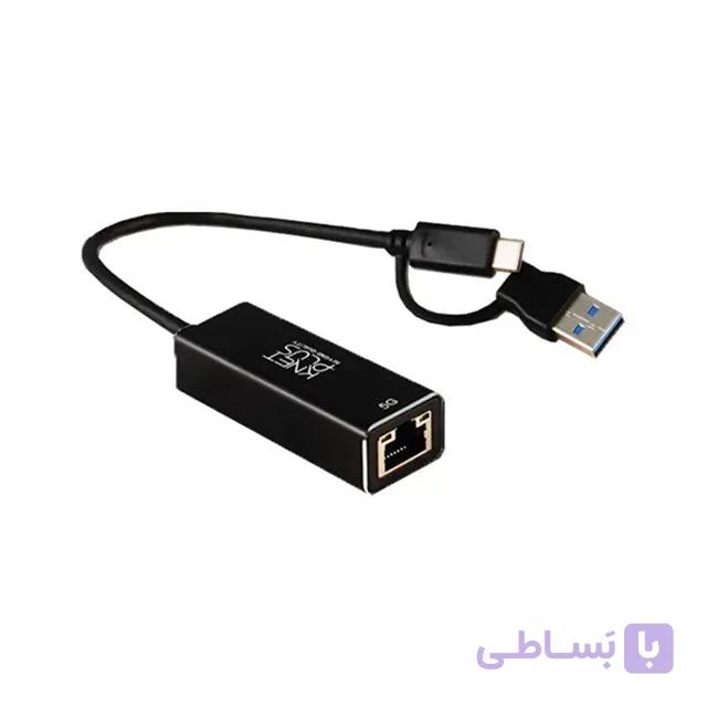 تبدیل Type-C به LAN کی نت پلاس KP-LA01 — تصویر 1