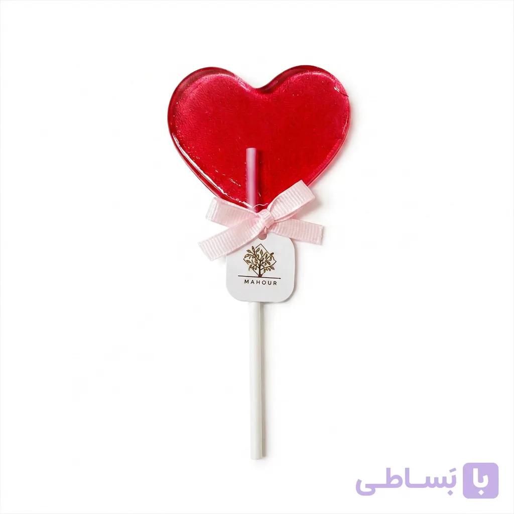 آبنبات چوبی قلبی