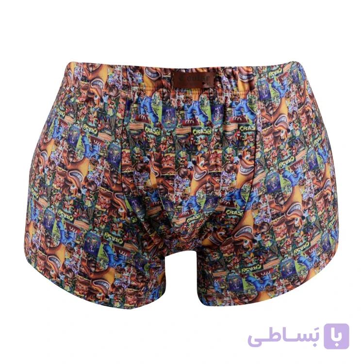 شورت مردانه طرح کولسی مدل کراش — تصویر 1