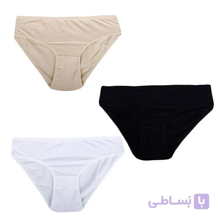شورت اسلیپ زنانه نخی پلنگی 3 عددی — تصویر 1