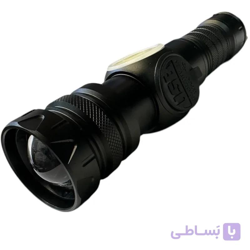 چراغ قوه شارژی Ruilang مدل RL-S2305 زوم‌دار با نور اصلی TG و COB