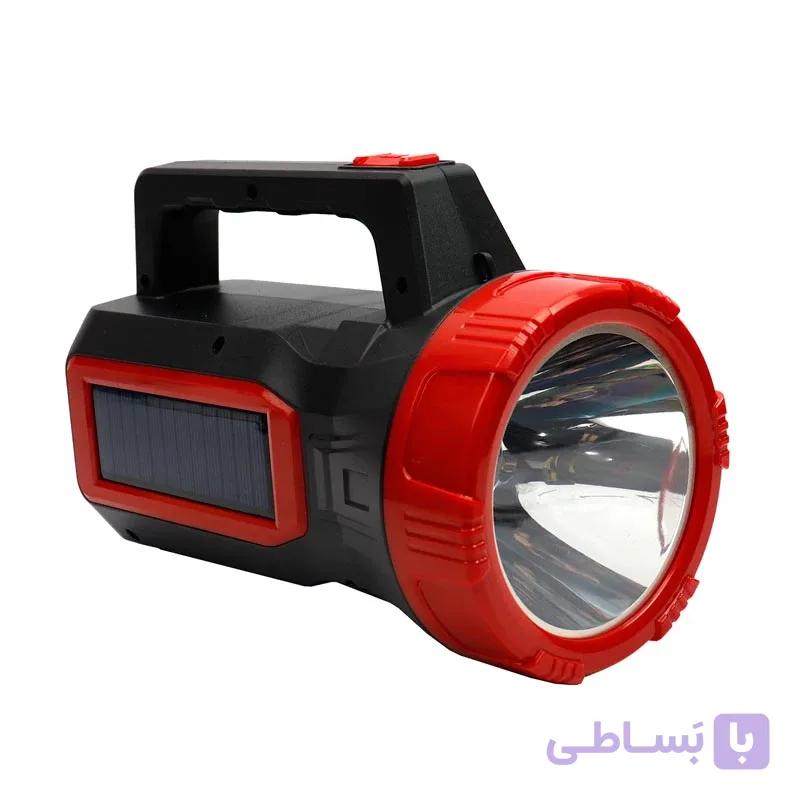 چراغ قوه شارژی خورشیدی ویداسی مدل WD-562S با چراغ مطالعه LED