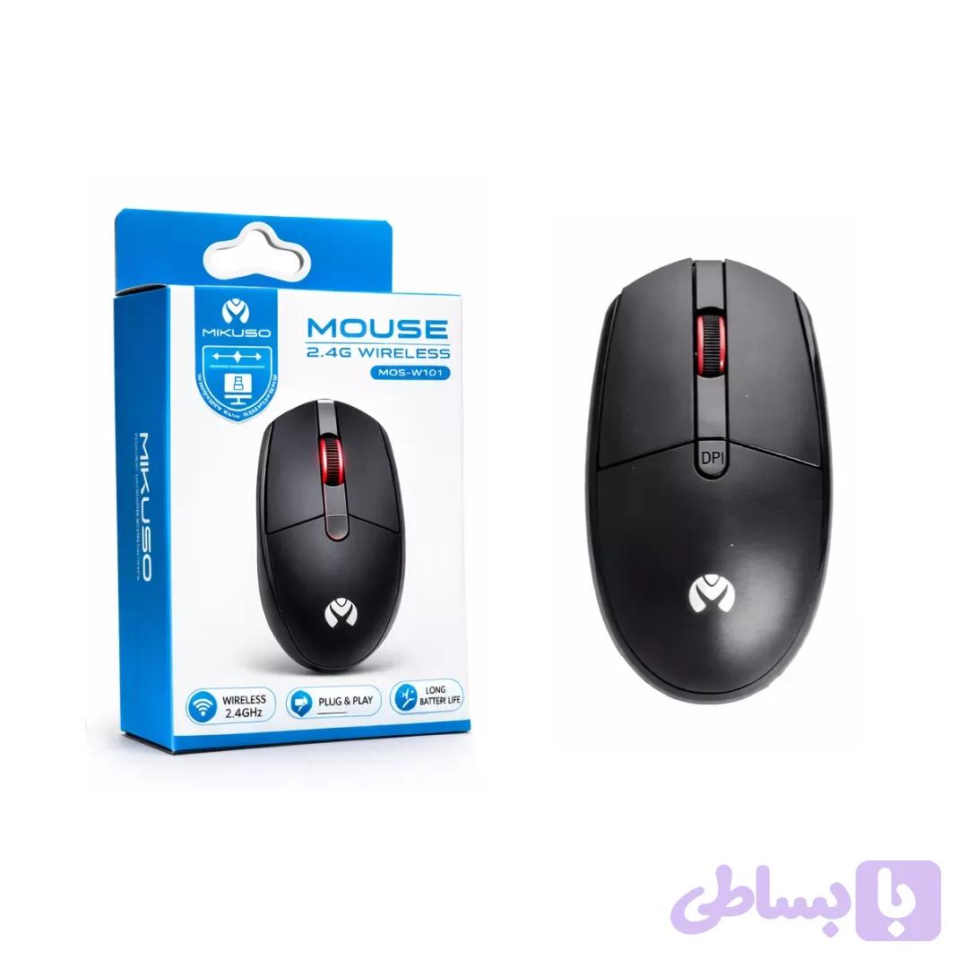 ماوس بی‌سیم میکاسو مدل MOS-W101 — تصویر 1
