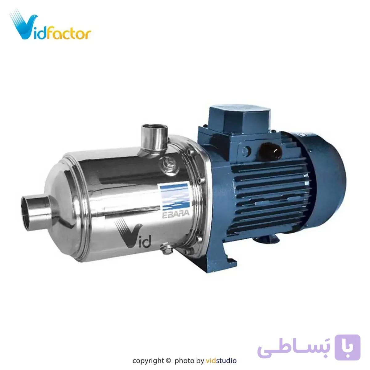 پمپ آب افقی طبقاتی استیل ابارا MATRIX/E 10-6T/2.2 IE2