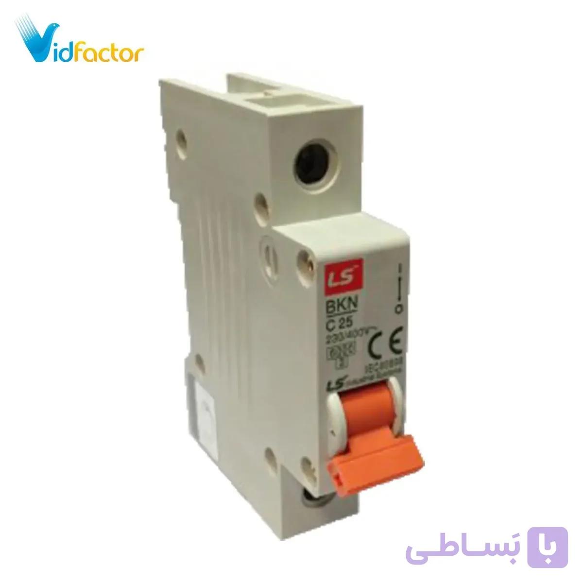 کلید مینیاتوری LS مدل LS BKN 1P C1A