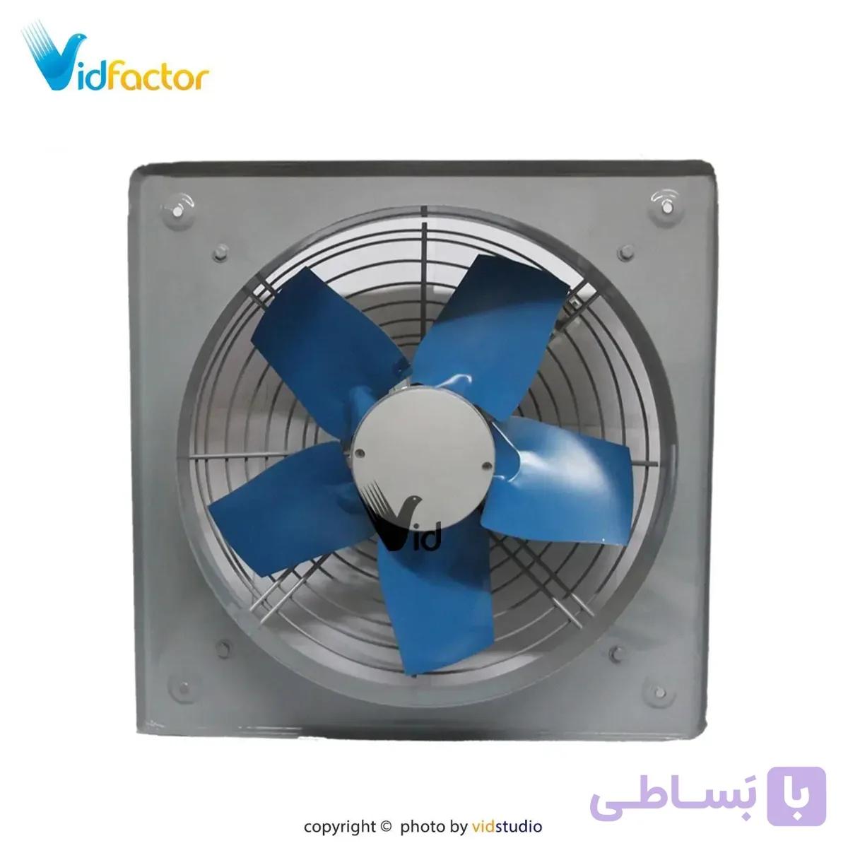 هواکش دمنده 40 سانتیمتر صنعتی سبک فلزی سه فاز 1400 دور - VID-40D4T ا VID-40D4T